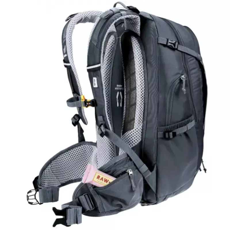 Rucksack DEUTER Trans Alpine 24 — Fahrradrucksack, 24 L, schwarz