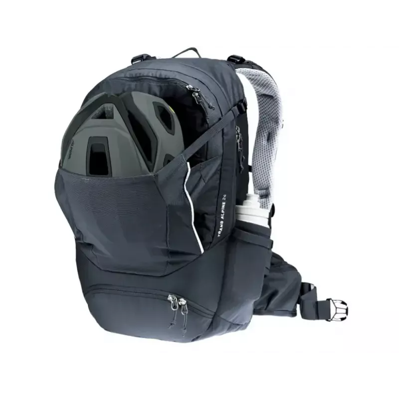Rucksack DEUTER Trans Alpine 24 — Fahrradrucksack, 24 L, schwarz