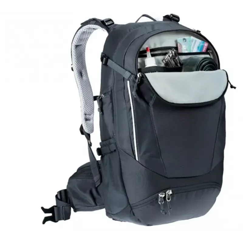 Rucksack DEUTER Trans Alpine 24 — Fahrradrucksack, 24 L, schwarz