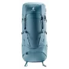Rucksack DEUTER Aircontact Core 60+10, Innenrahmen, 60 L (+10 L), 2,31 kg, Blau