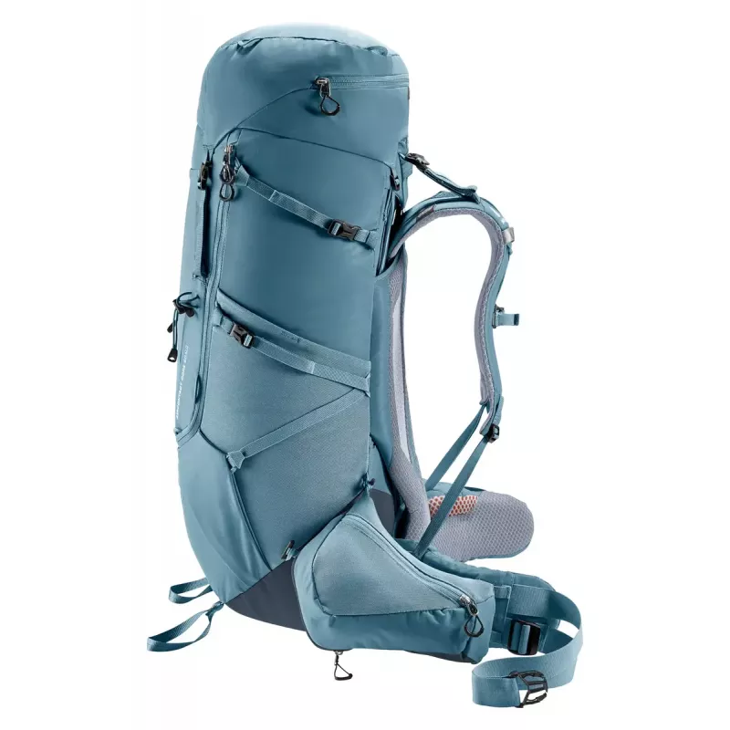 Rucksack DEUTER Aircontact Core 60+10, Innenrahmen, 60 L (+10 L), 2,31 kg, Blau