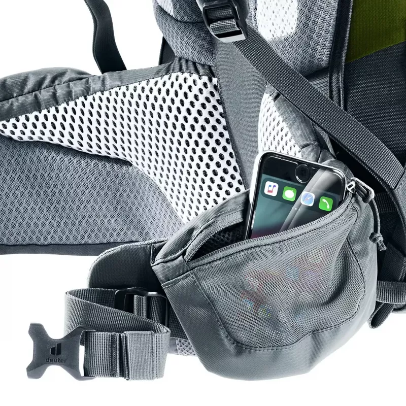 Wanderrucksack DEUTER Trail Pro 33 — 33 l, Polyamid, Regenhülle, Belüftung, Hüftgurt