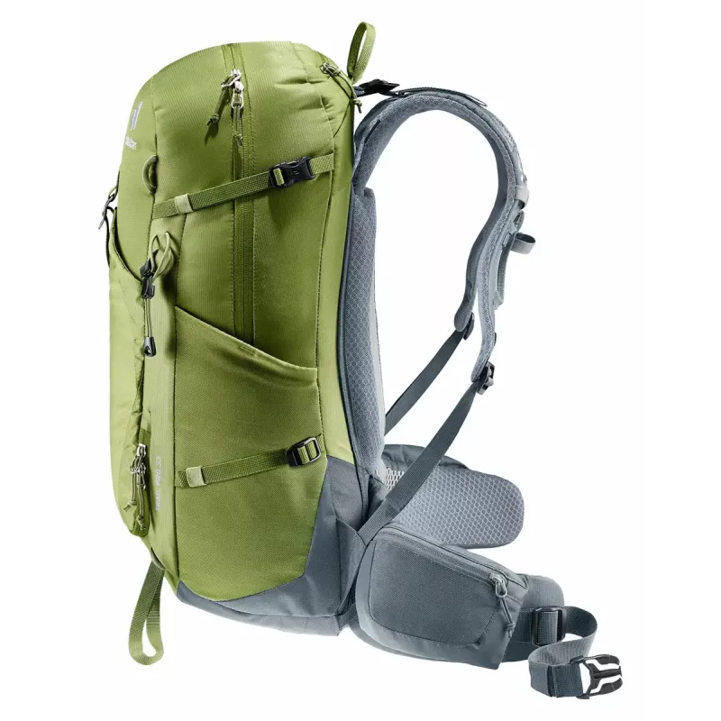 Wanderrucksack DEUTER Trail Pro 33 — 33 l, Polyamid, Regenhülle, Belüftung, Hüftgurt