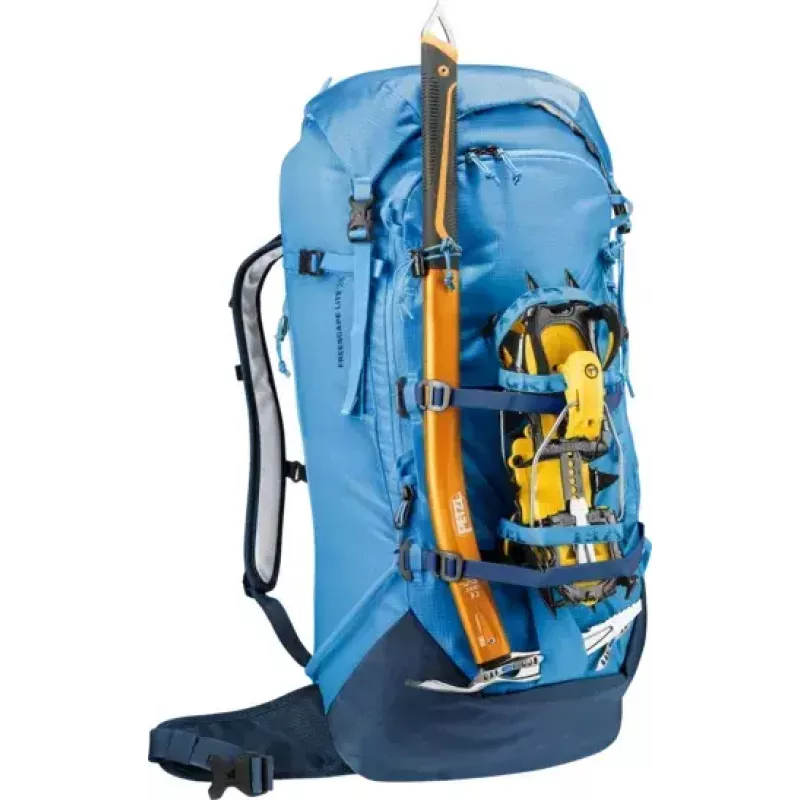 Rucksack DEUTER Freescape Lite 26 L — rahmenloser Skitourenrucksack, 26 L, 1,18 kg, Toplader, blau