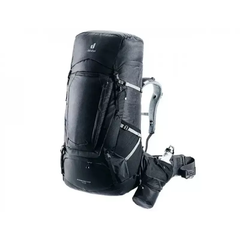 Rucksack DEUTER Aircontact Pro 75+10 — 75+10 l Fassungsvermögen, schwarz, langlebig wasserabweisend