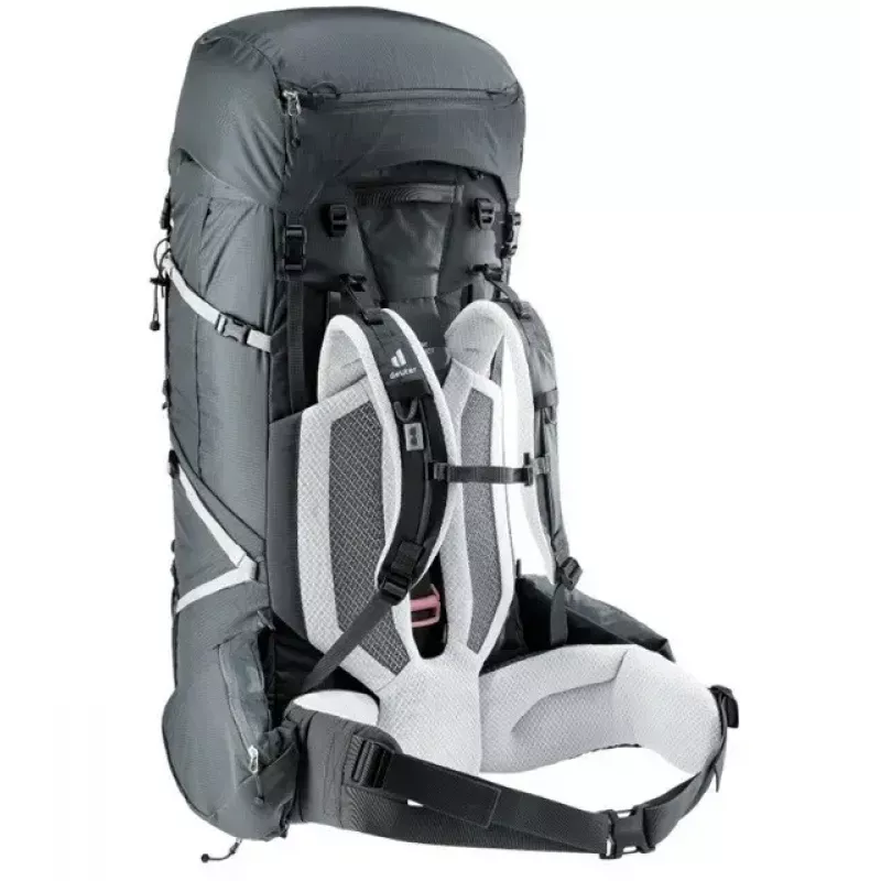 Rucksack DEUTER Aircontact Pro 75+10 SL Damen — 75+10 L, SL-Passform, Graphit, 2,88 kg, Nylon