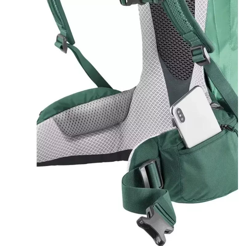 Rucksack DEUTER Futura PRO 34 SL Damen-Wanderrucksack, 34 L, recyceltes Material, grün