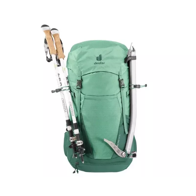 Rucksack DEUTER Futura PRO 34 SL Damen-Wanderrucksack, 34 L, recyceltes Material, grün