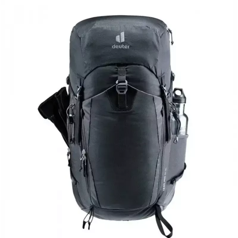 Rucksack DEUTER Trail PRO 34 SL — Damen-Trekkingrucksack 34 L, leicht, robust, Schwarz