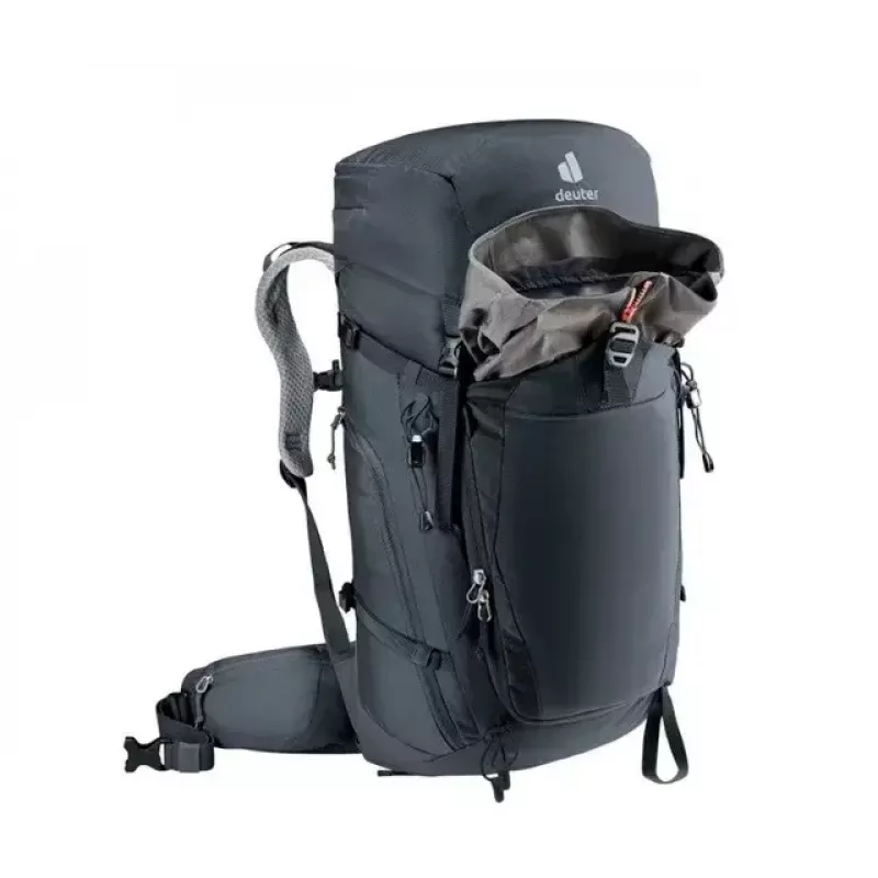 Rucksack DEUTER Trail PRO 34 SL — Damen-Trekkingrucksack 34 L, leicht, robust, Schwarz