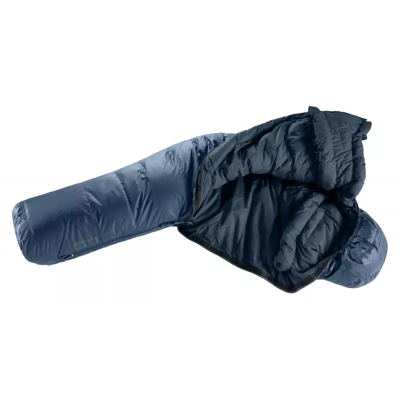 Schlafsack DEUTER Astro 500 EL -2°C / 28°F, Erwachsenen-Mumie, 2200×800×520 mm, Ripstop Blau