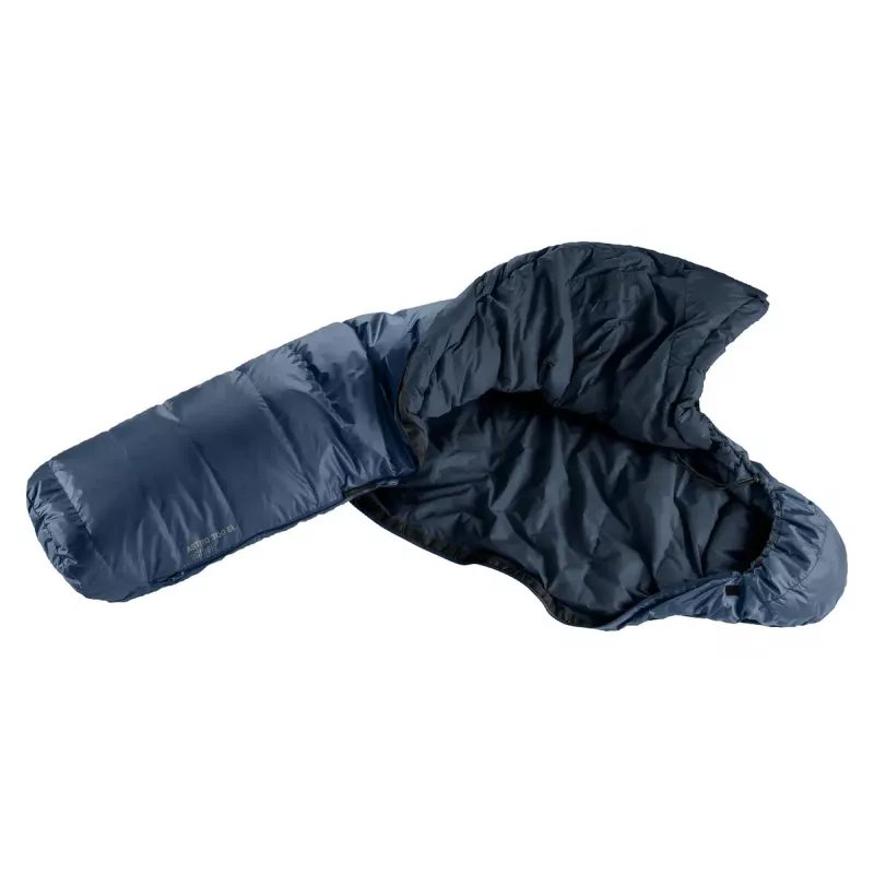 Mumienschlafsack DEUTER Astro 300 EL +2°C/36°F — maximale Benutzerhöhe 200 cm, Breite 790 mm, Tiefe 520 mm, Ripstop Blau
