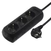 Hama 00108841 Überspannungsschutz Schwarz 3 AC-Steckdose(n) 230 V 3 m