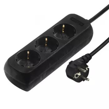 Hama 00108841 Überspannungsschutz Schwarz 3 AC-Steckdose(n) 230 V 3 m