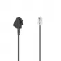 Hama 00201112 Telefonkabel 3 m Schwarz
