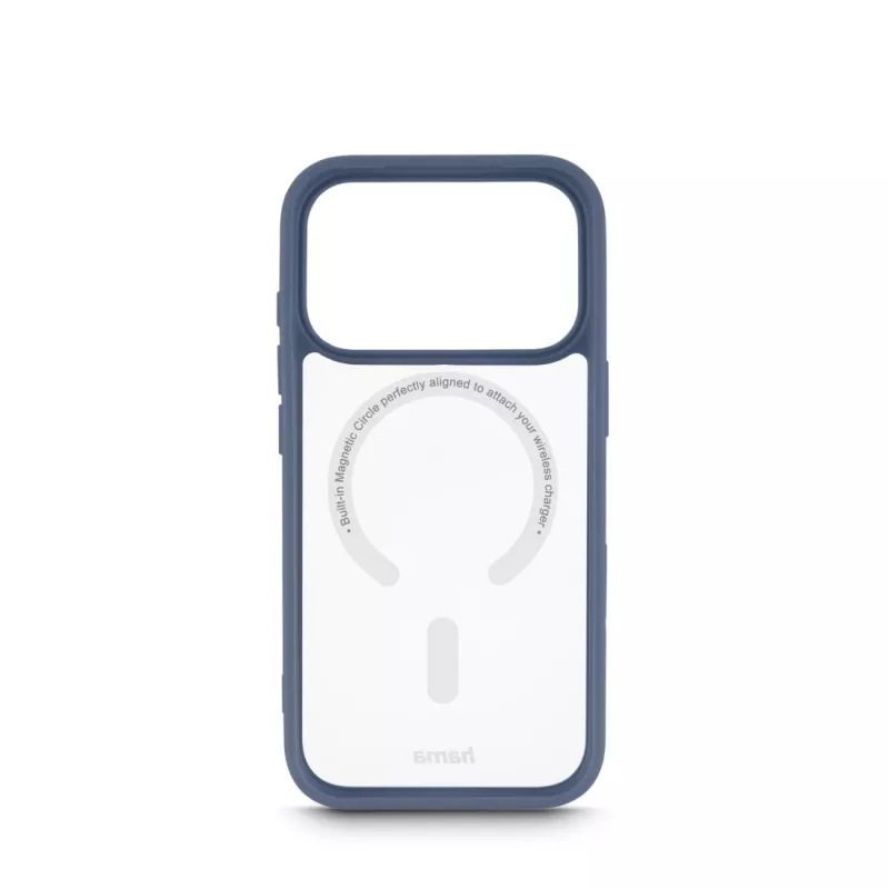 Hama Frame Protect Handyhülle 16 cm (6,3 Zoll) Cover Transparent, Blau