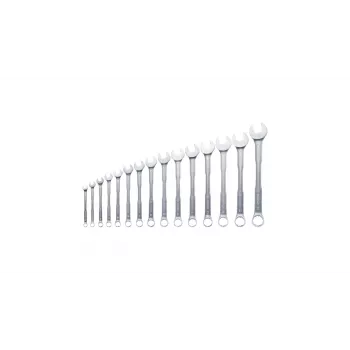 Bosch 1 600 A02 Z9E, 6,7,8,9,10,11,12,13,14,15,16,17,18,19,21 mm, Edelstahl, Chrom-Vanadium-Stahl, Satin, 15 Stück