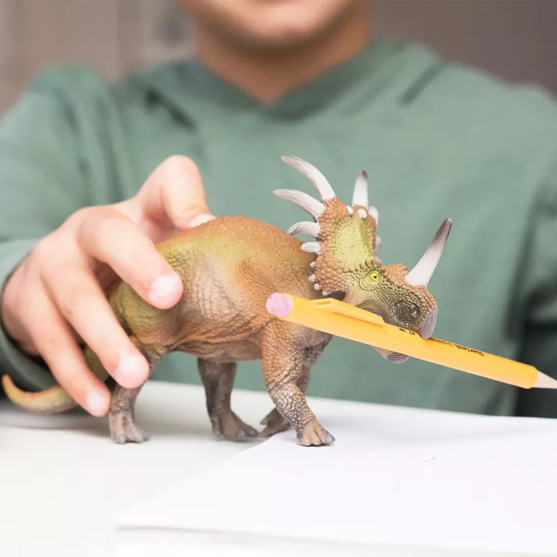 schleich Dinosaurs Triceratops, 4 Jahr(e), Conquering the Earth, Dinosaurier und Vulkan, Mehrfarbig, Kunststoff, 1 Stk.
