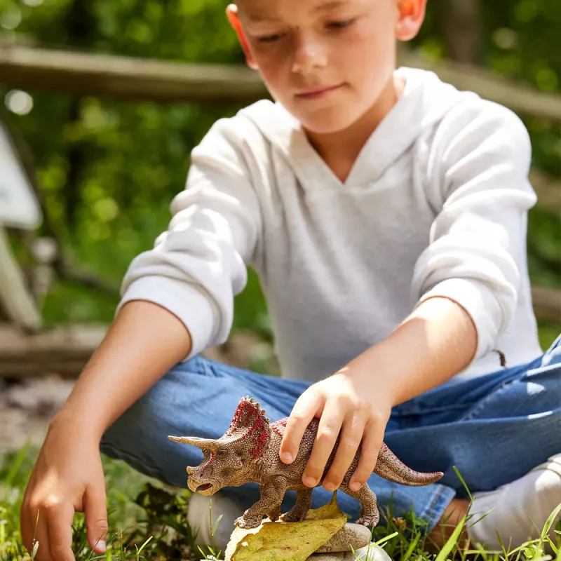 schleich Dinosaurs Triceratops, 4 Jahr(e), Conquering the Earth, Dinosaurier und Vulkan, Mehrfarbig, Kunststoff, 1 Stk.