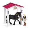 schleich HORSE CLUB Pferdebox mit Tori & Princess, Pferdestall, Pferde, 5 Jahr(e), Mehrfarbig, Kunststoff