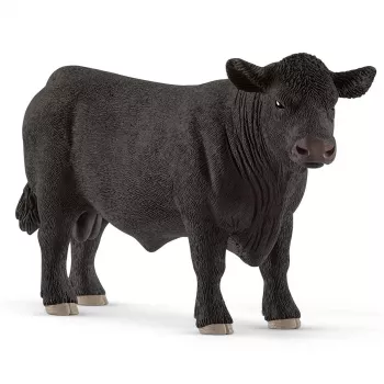 schleich FARM WORLD Schwarz Angus Bulle, 3 Jahr(e), Bauernhof, Bauernhoftiere, Mehrfarbig, Kunststoff