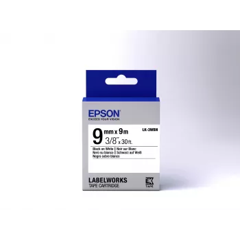 Epson Label Cartridge Standard LK-3WBN Standard Schwarz/Weiß 9mm (9m)