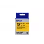 Epson Label Cartridge Pastel LK-5YBP Schwarz/Gelb 18mm (9m)