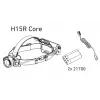 Stirnlampe Led Lenser H15R Core — Stirnband-LED-Taschenlampe, 2500 lm, 21700 Akku, IP67, 250 m Leuchtweite, 4 Leistungsstufen, Aluminium, schwarz