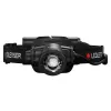 Stirnlampe Led Lenser H15R Core — Stirnband-LED-Taschenlampe, 2500 lm, 21700 Akku, IP67, 250 m Leuchtweite, 4 Leistungsstufen, Aluminium, schwarz