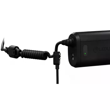 Stirnlampe Led Lenser H15R Core — Stirnband-LED-Taschenlampe, 2500 lm, 21700 Akku, IP67, 250 m Leuchtweite, 4 Leistungsstufen, Aluminium, schwarz
