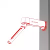 Taschen-Arbeitsleuchte Ledlenser 502736 12 W LED schwarz