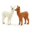 schleich WILD LIFE Alpaka-Set, Wald, Wilde Tiere / Abenteuerspielzeug, 3 Jahr(e), Braun, Weiß