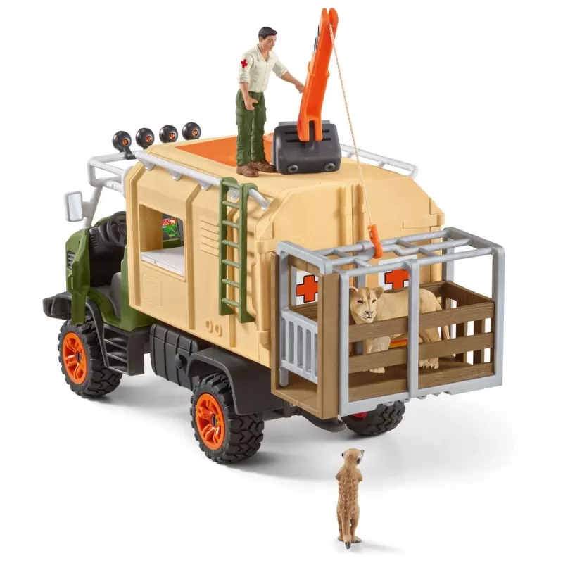 Großer Tierrettungs-LKW Schleich WILD LIFE 42475