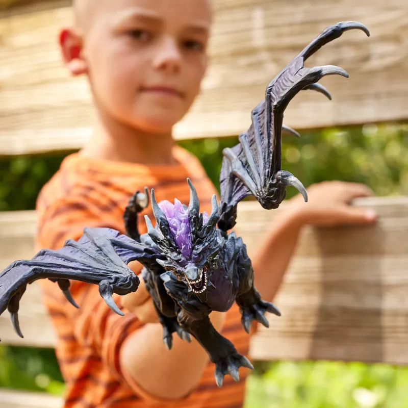 Spielzeug Schleich ELDRADOR CREATURES Schattendrache Schwarz Lila 70152
