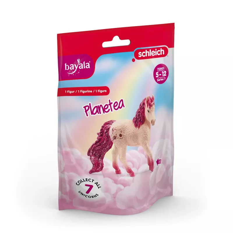 Schleich Sammelfigur Einhorn Planetea, pink, für Kinder ab 5 Jahren