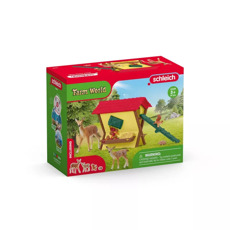 Waldtiere Set Schleich 42658S Bunte Fütterungsaccessoires