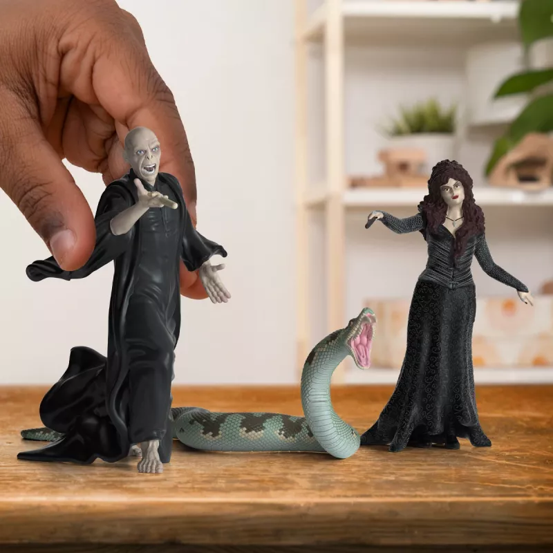 Figurenset Schleich Lord Voldemort Nagini Bellatrix Lestrange Mehrfarbig