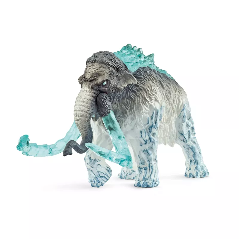 Spielfigur Schleich Frost-Mammut Modell 70829, detailreiche Sammler-Tierfigur