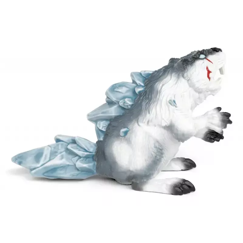 Schleich ELDRADOR CREATURES Eisnager, Sammelspielfigur, grau und weiß, für Kinder ab 7 Jahren