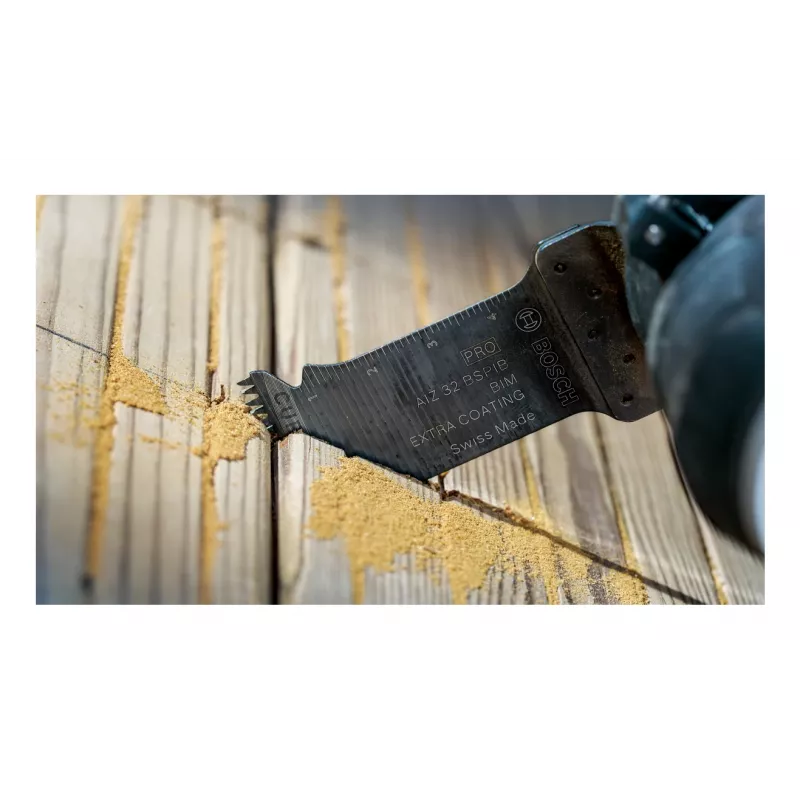 Tauchsägeblatt Bosch PRO AIZ 32 — 32 mm Breite, 50 mm Tiefe, für abrasives Holz, Hartholz, Kunststoff