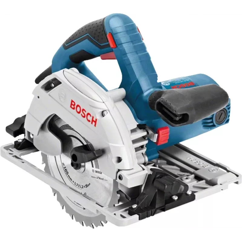Bosch GKS 55+ GCE + FSN 1400 16,5 cm Schwarz, Blau 4700 U/min 1350 W