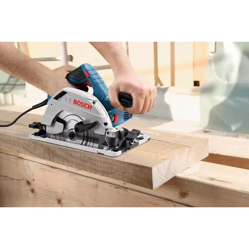 Bosch GKS 55+ GCE + FSN 1400 16,5 cm Schwarz, Blau 4700 U/min 1350 W