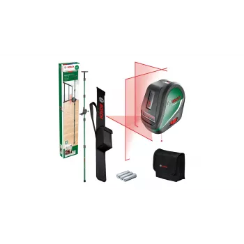 Bosch UniversalLevel 3 Maxi Set 0603663903 Laser-Wasserwaage — selbstnivellierend, Reichweite bis zu 30 m