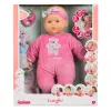 Simba‑Dickie Corolle 9000150050, interaktive Kleinkindpuppe, 42 cm, AA-Batterie, pink