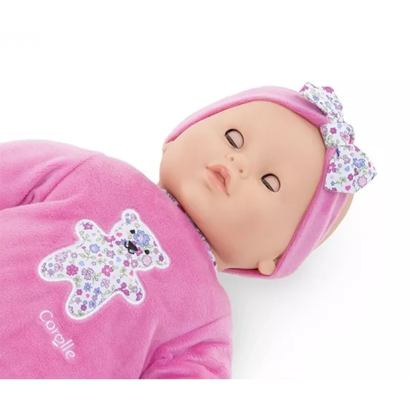 Simba‑Dickie Corolle 9000150050, interaktive Kleinkindpuppe, 42 cm, AA-Batterie, pink