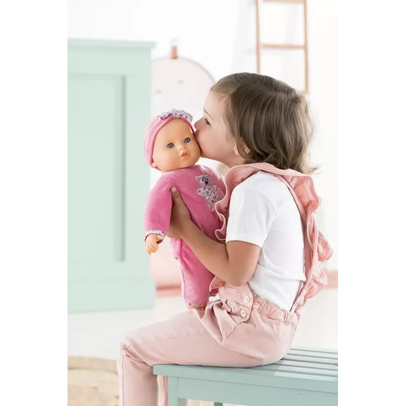 Simba‑Dickie Corolle 9000150050, interaktive Kleinkindpuppe, 42 cm, AA-Batterie, pink