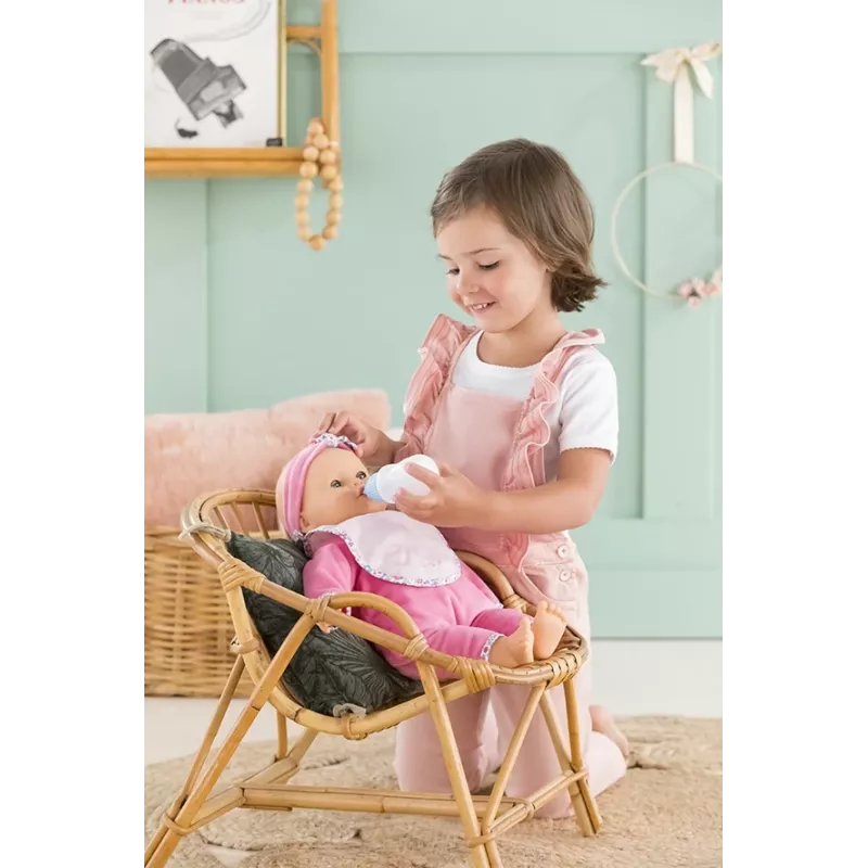 Simba‑Dickie Corolle 9000150050, interaktive Kleinkindpuppe, 42 cm, AA-Batterie, pink