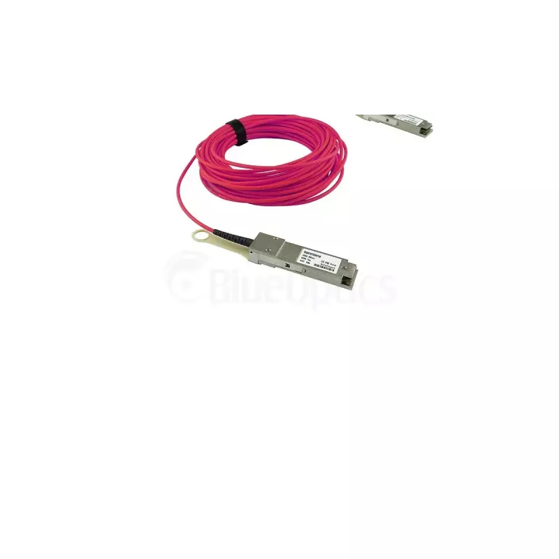 BlueOptics InfiniBand/Glasfaser-AOC-Kabel QSFP56–QSFP56 7 m (pink)