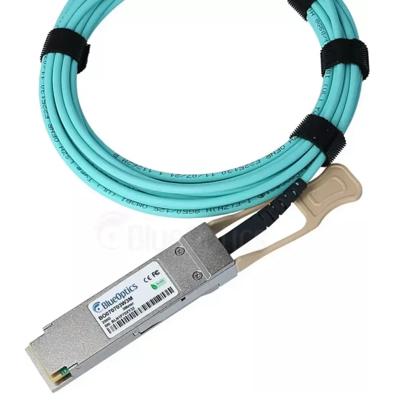 Glasfaser-InfiniBand-Kabel BlueOptics QSFP56–QSFP56 15 m orange