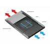Vertiv SA1-01002XLNB Netzwerk-Gerätegehäuse 1U Schwarz